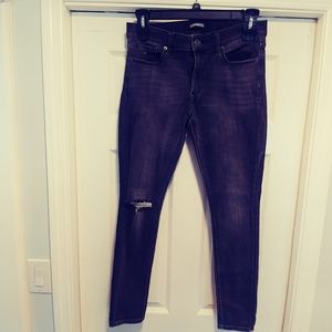 Express black jeans.